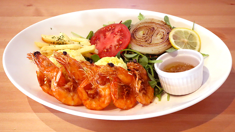 ガーリックシュリンププレート
