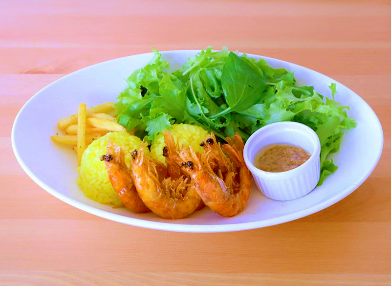 ランチガーリックシュリンプ