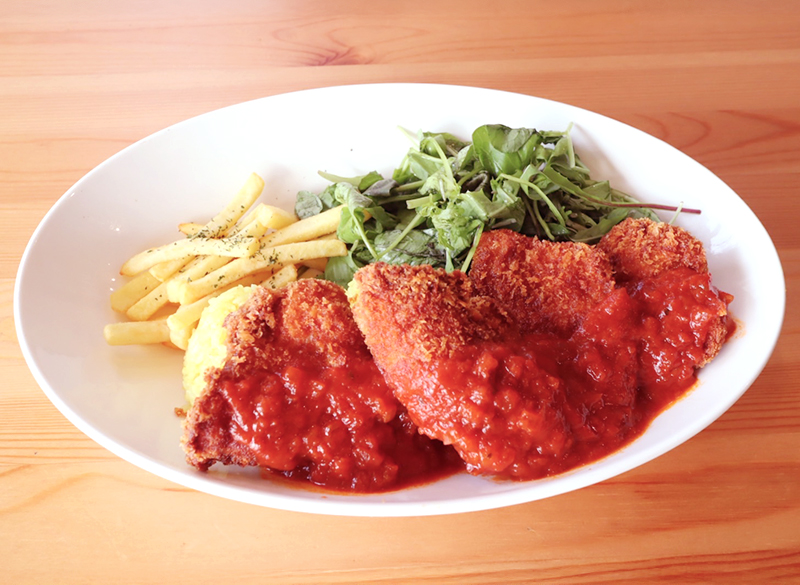 ランチチキンカツレツプレート