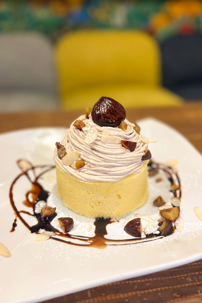モンブランパンケーキ