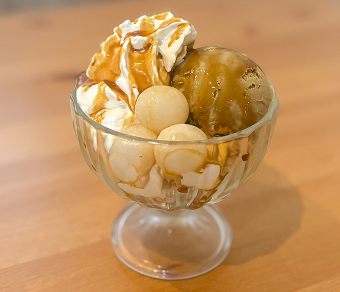 ほうじ茶パフェ